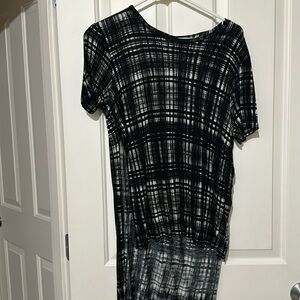 Short Sleeve Plaid Tee